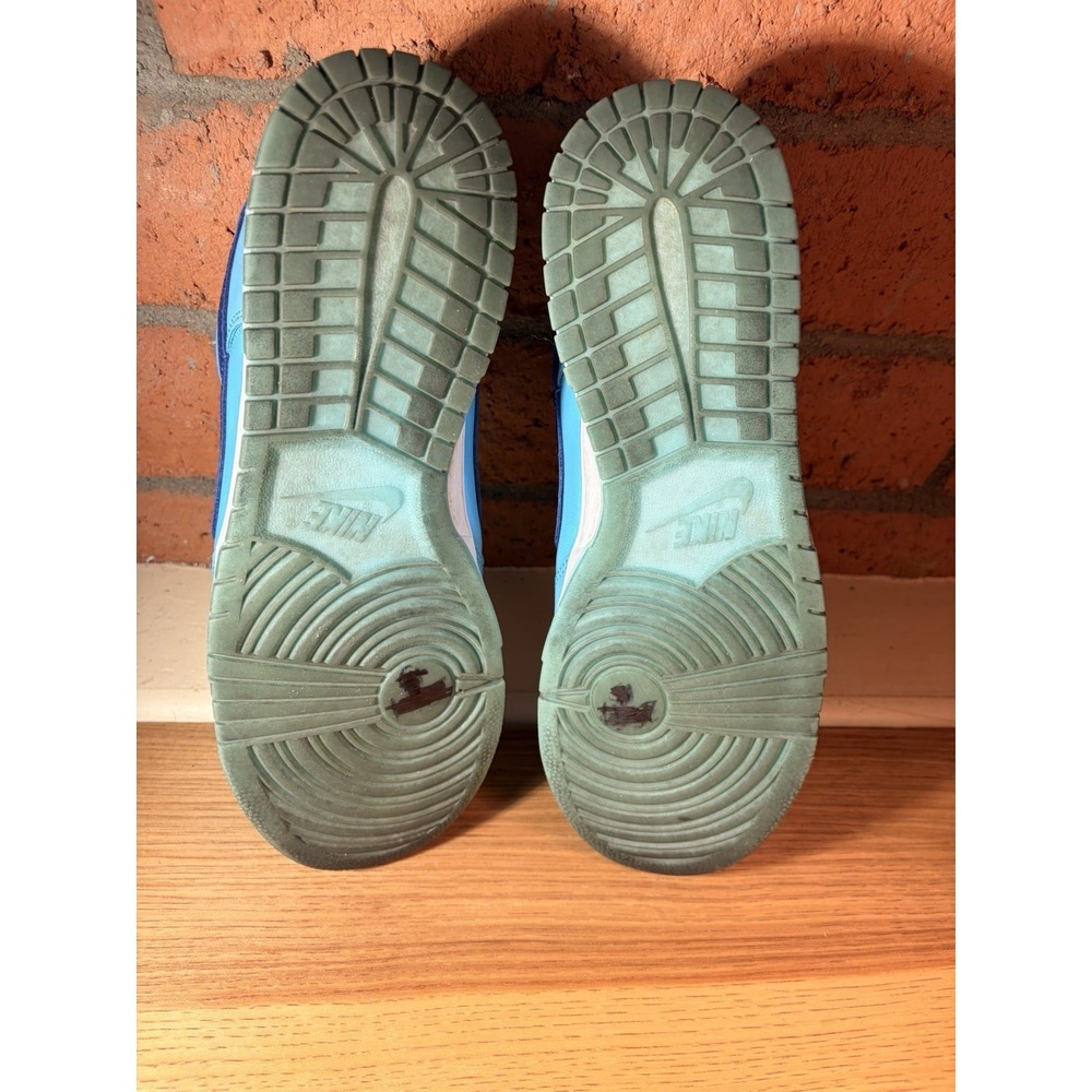 Nike Dunk Low Baltic Blue Volt Men size 12.5 HQ1538-416 100% Blue Leather Upper - Picture 8 of 16